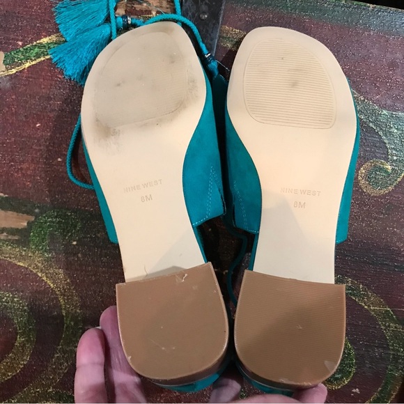 ▪️NINE WEST Ankle Tie Sandals - Picture 5 of 11